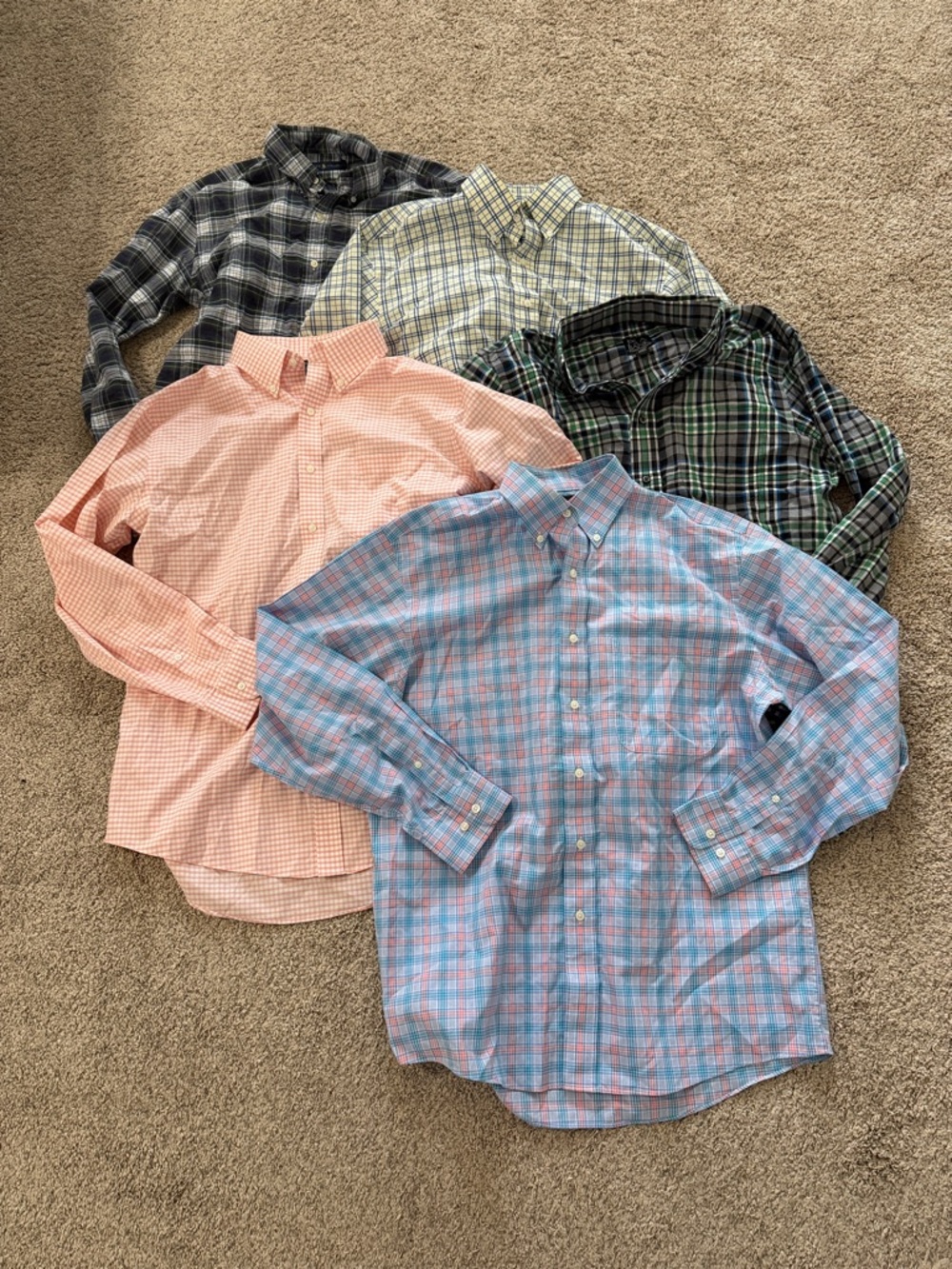 Jos. A. Bank Travelers and Polo Button Downs (5)